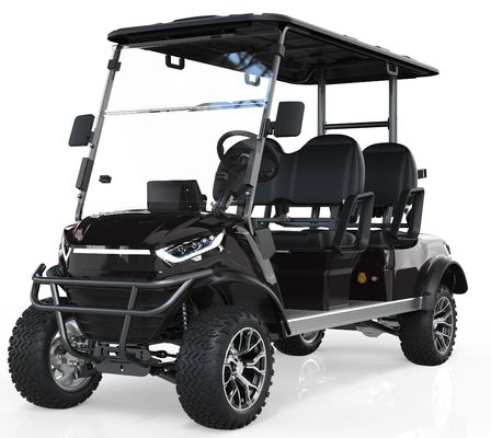 Good price 205/50-10 Tire Size 4 Seaters Lifted Electric Golf Cart for Golf Course and Yard online
