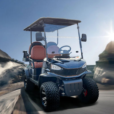 Good price Support ODM OEM 6-seater Lifted Golf Cart With Cargo Box For 70-90km Driving Mileage Electric Powered Golf Hunting Cart online