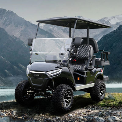 Good price 48V5KW AC Motor Off-road 4 6 Seater Electric Golf Carts Various Color Sightseeing Bus for UTV Club Driving Mileage 70-90km online