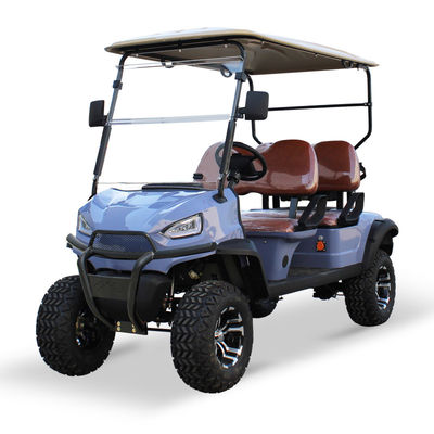Good price 2024 Electric 4 Person Golf Cart for Hunting Transport 20% Grade Ability 15.5mph Maximum Speed 48V 5KW AC Motor online