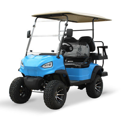 Good price 15.5mph Speed Electric Hunting Buggy Lifted 4 Seater Golf Cart with Aluminum Alloy Hub and All-Terrain Capabilities online