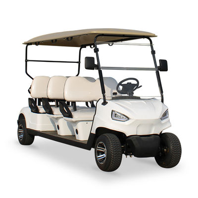 Good price Tire Size 205/50-10 Tire diameter 18.1in 460mm Powerful 4KW AC Motor Electric Golf Cart 2024 6 Seater Transport Passenger online