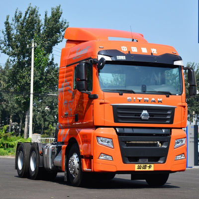 Good price Sinotruk SITRAK C7h G7 Tractor Truck 6x4 4x2 Head Uesd CNG in Pakistan Camera Metal Cummins 7585*2496*3745MM Half a row online